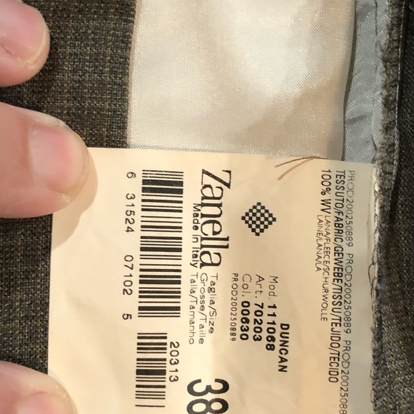 Zanella Men’s Dress Pants - size 38 - Picture 2 of 10